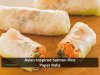 Asian-Inspired Salmon Rice Paper Rolls